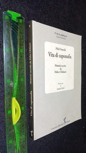 Libro vita capomafia 1993 - libro,